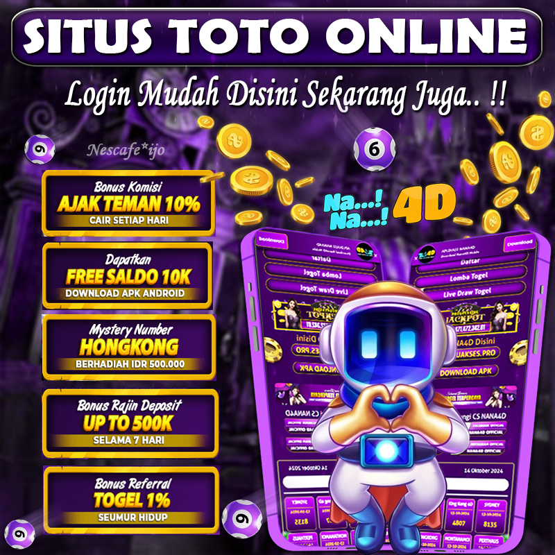 NANA4D: Link Situs Toto Terbaru 2025, Daftar Sekarang! Perjudian online di Indonesia terus berkembang dengan pesat