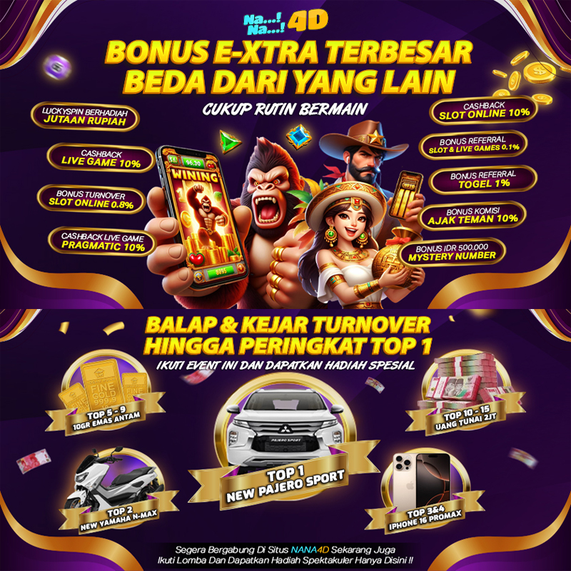 NANA4D : Daftar Situs Toto Togel Terbesar 2025 dan Resmi di Indonesia. Perjudian togel online telah menjadi fenomena